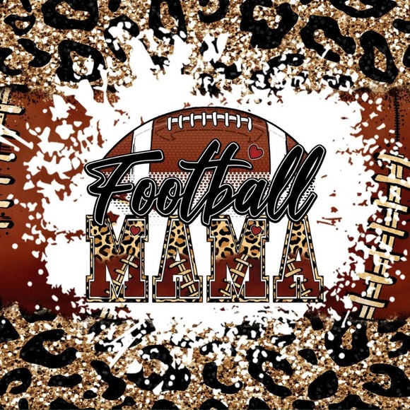 Football Mama 20oz Tumbler With Metal Straw - Picture 3 of 3